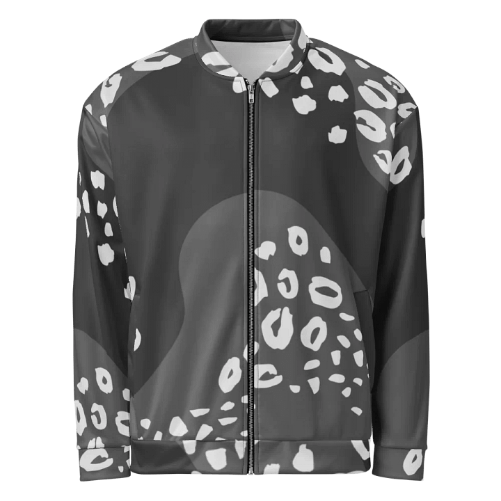 Grey Wild Blend All-Over Bomber Jacket product image (1)