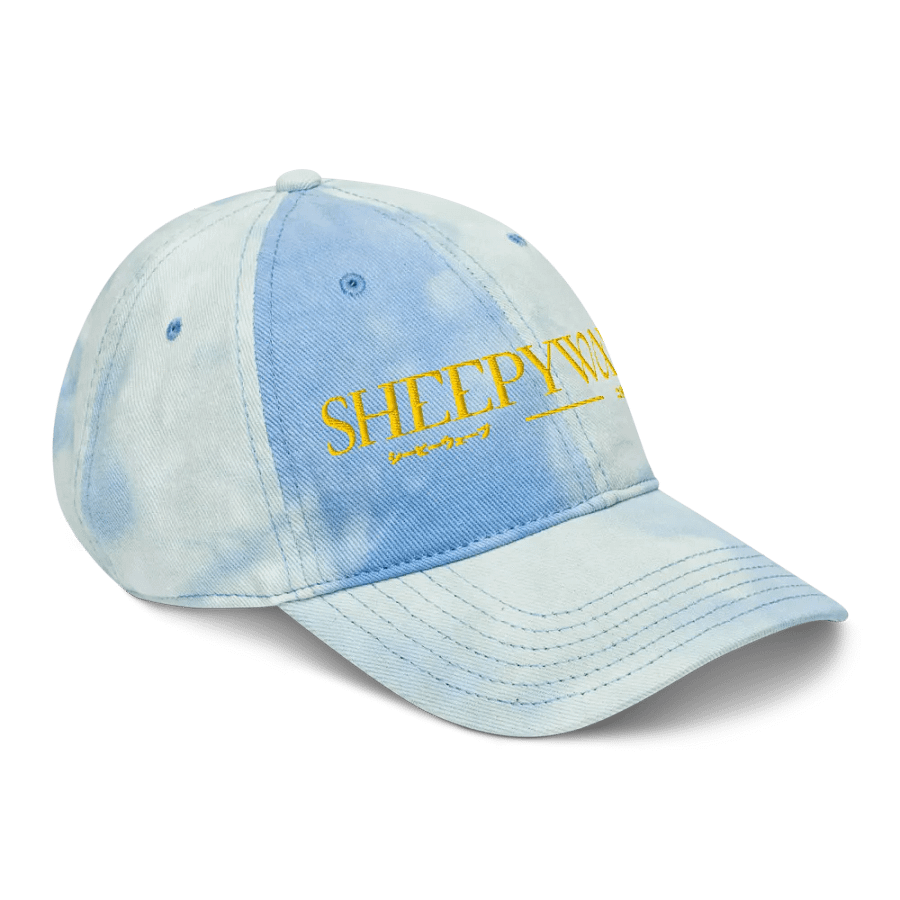 SHEEPYWAVE Embroidered Tie-Dye Cap product image (6)