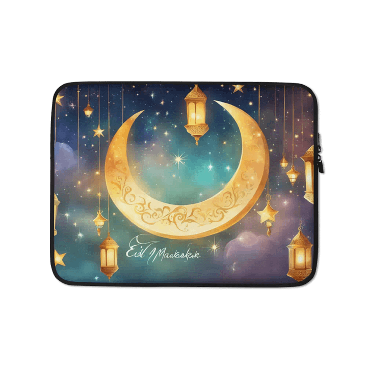 Celestial Eid Mubarak Laptop Sleeve product image (1)