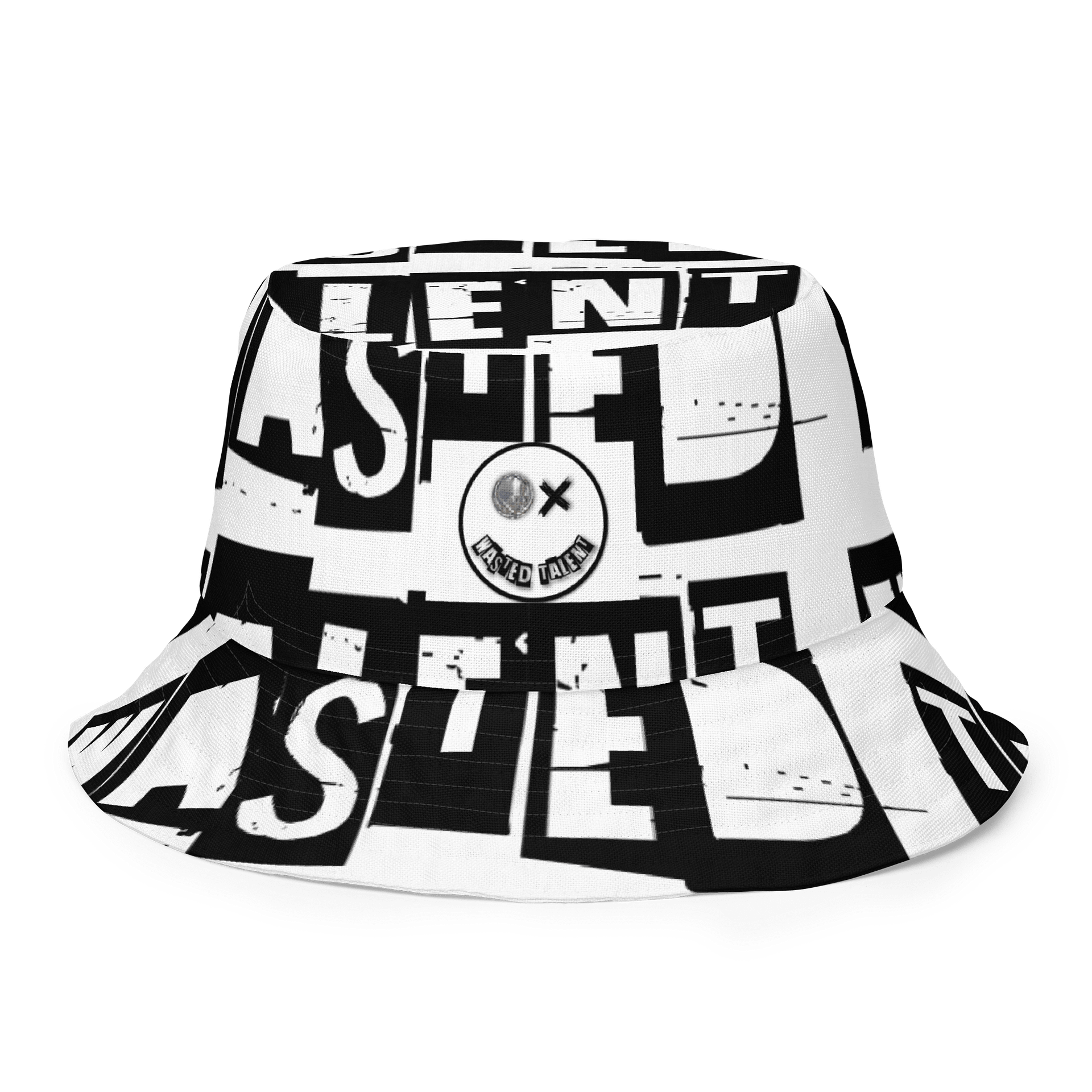 WASTED TALENT AOP LOGO BUCKET HAT product image (1)