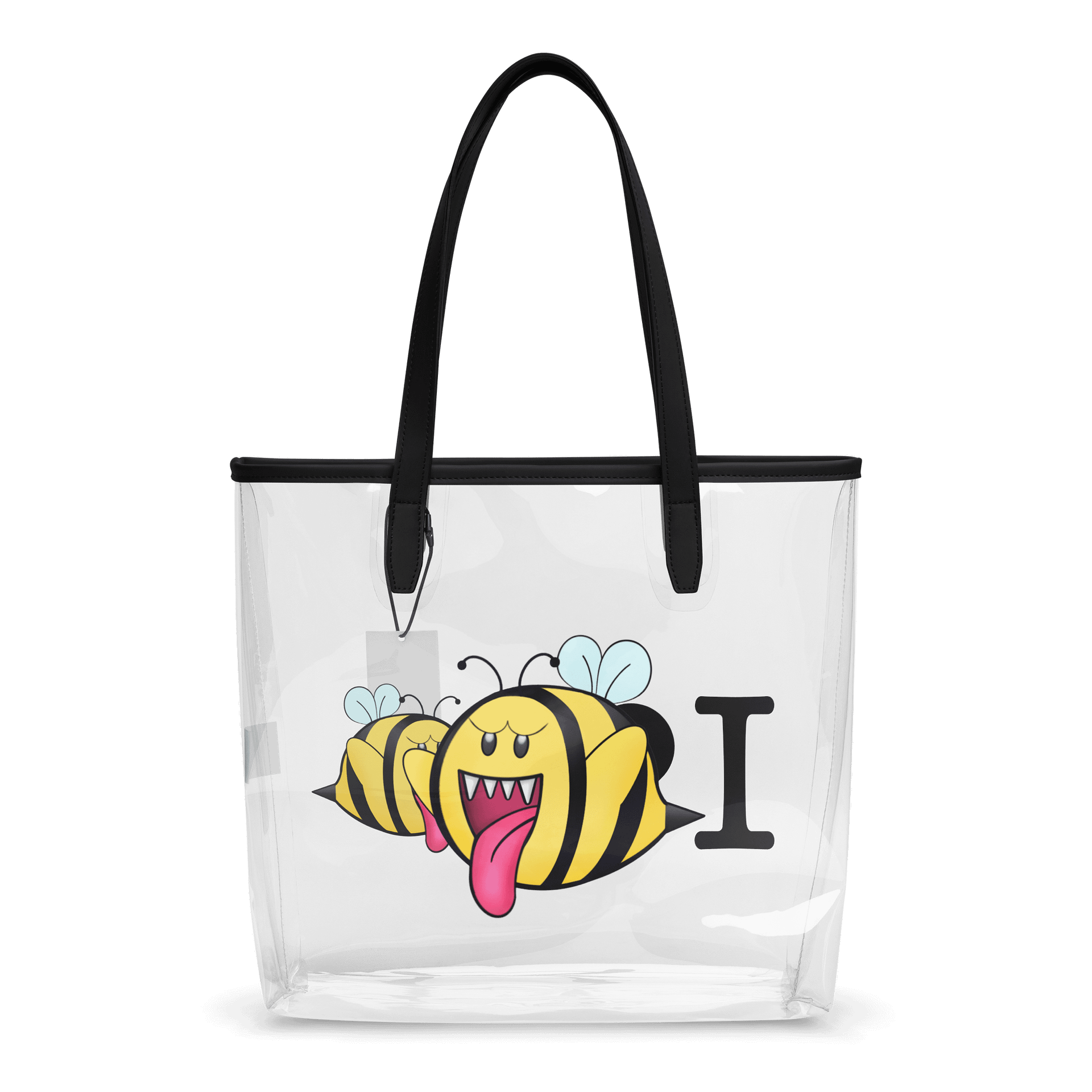I Love Boo-Bees Clear Tote Bag product image (2)