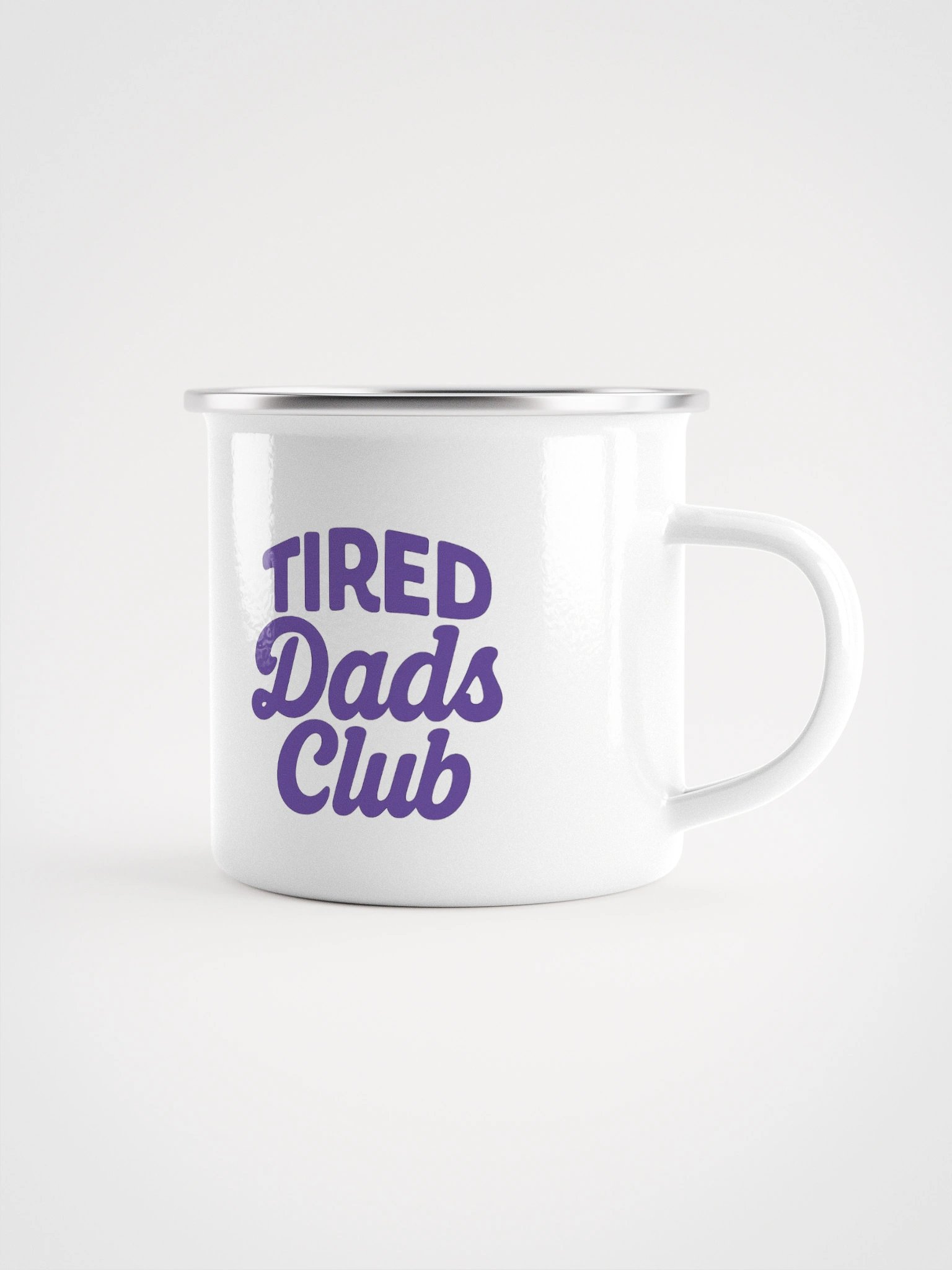Tired Dads Club Enamel Mug product image (1)