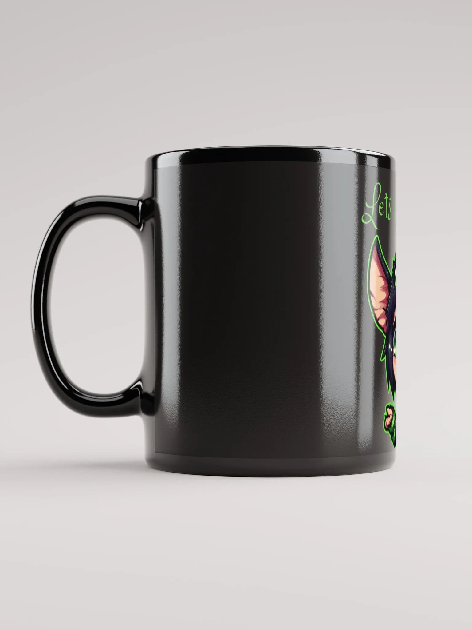 lets get feral black glossy mug product image (6)
