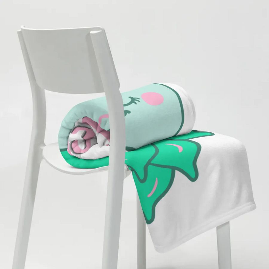 Sweet and Stabby Succulent Throw Blanket product image (8)