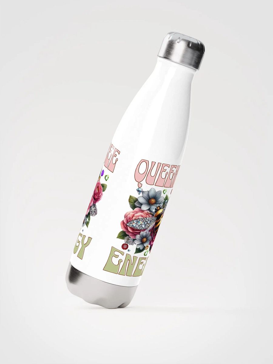 Queen Bee Stainless Steel Water Bottle | Floral Bee Design product image (2)