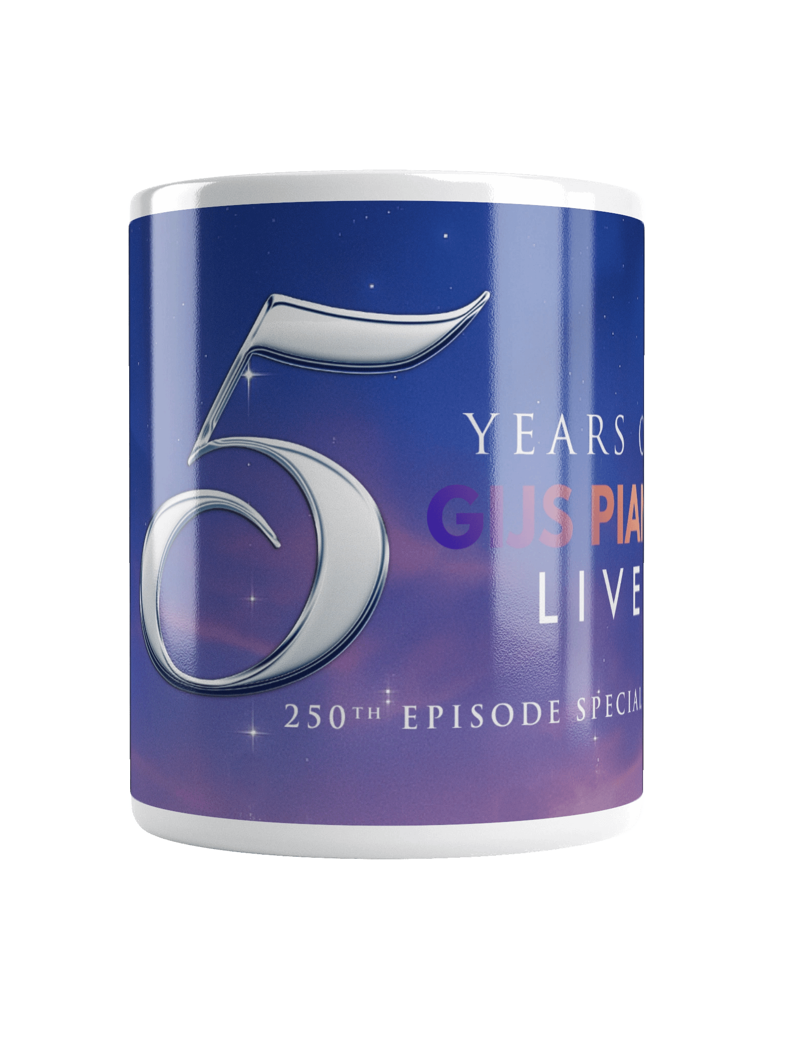 Gijs Piano LIVE 5th Anniversary Special Edition Mug product image (6)