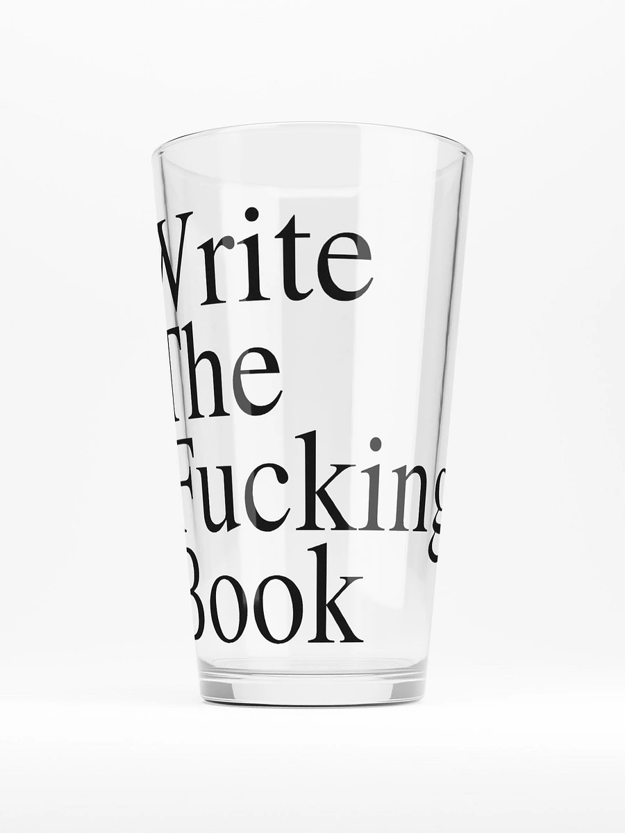 Write the Fucking Book Shaker Pint Glass product image (1)