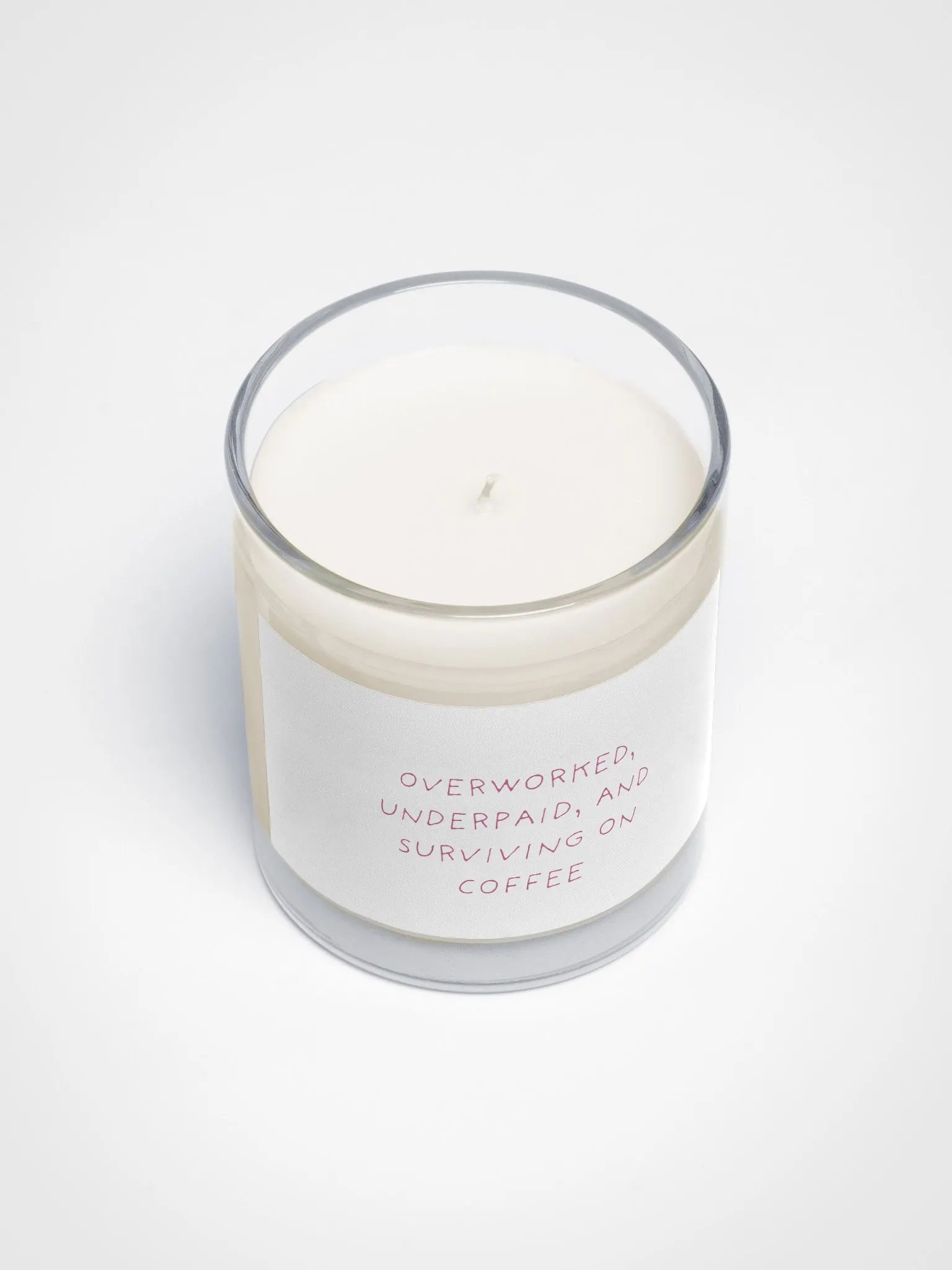 Overworked Underpaid Soy Wax Candle product image (3)