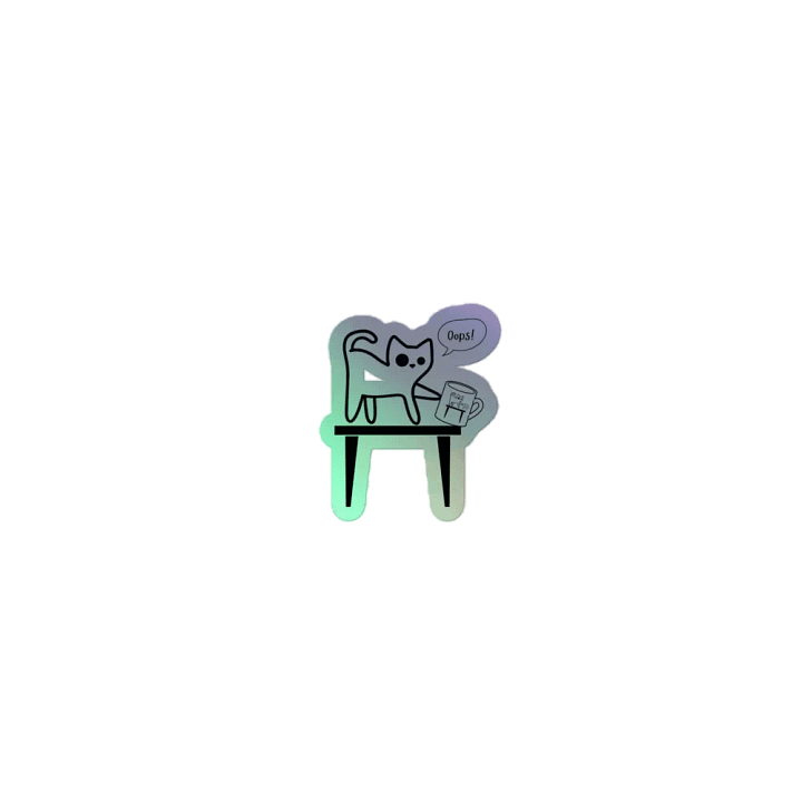 Feline Fiasco Holographic Sticker Sheet product image (1)