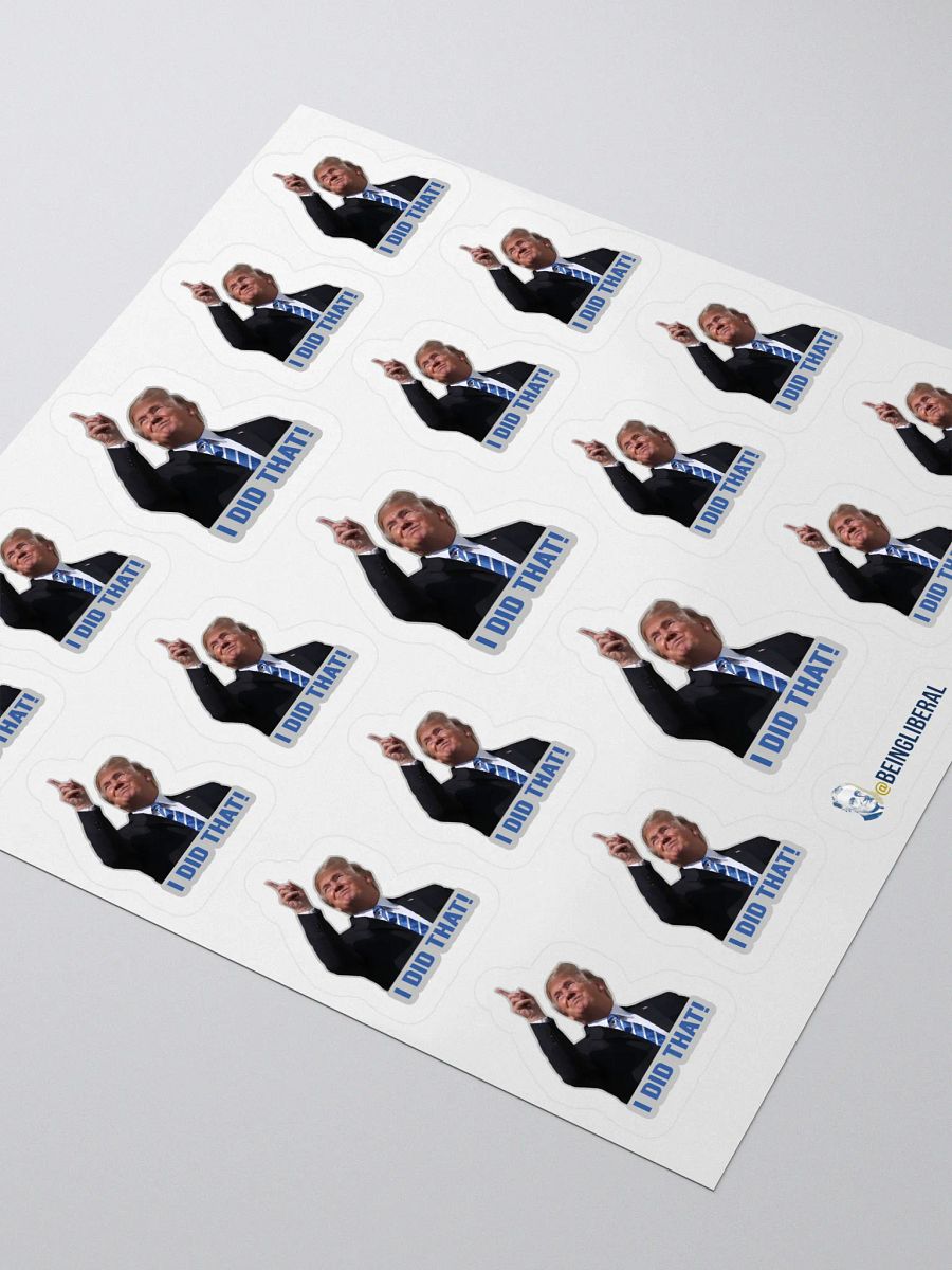 I Did That Trump Stickers - Being Liberal product image (3)