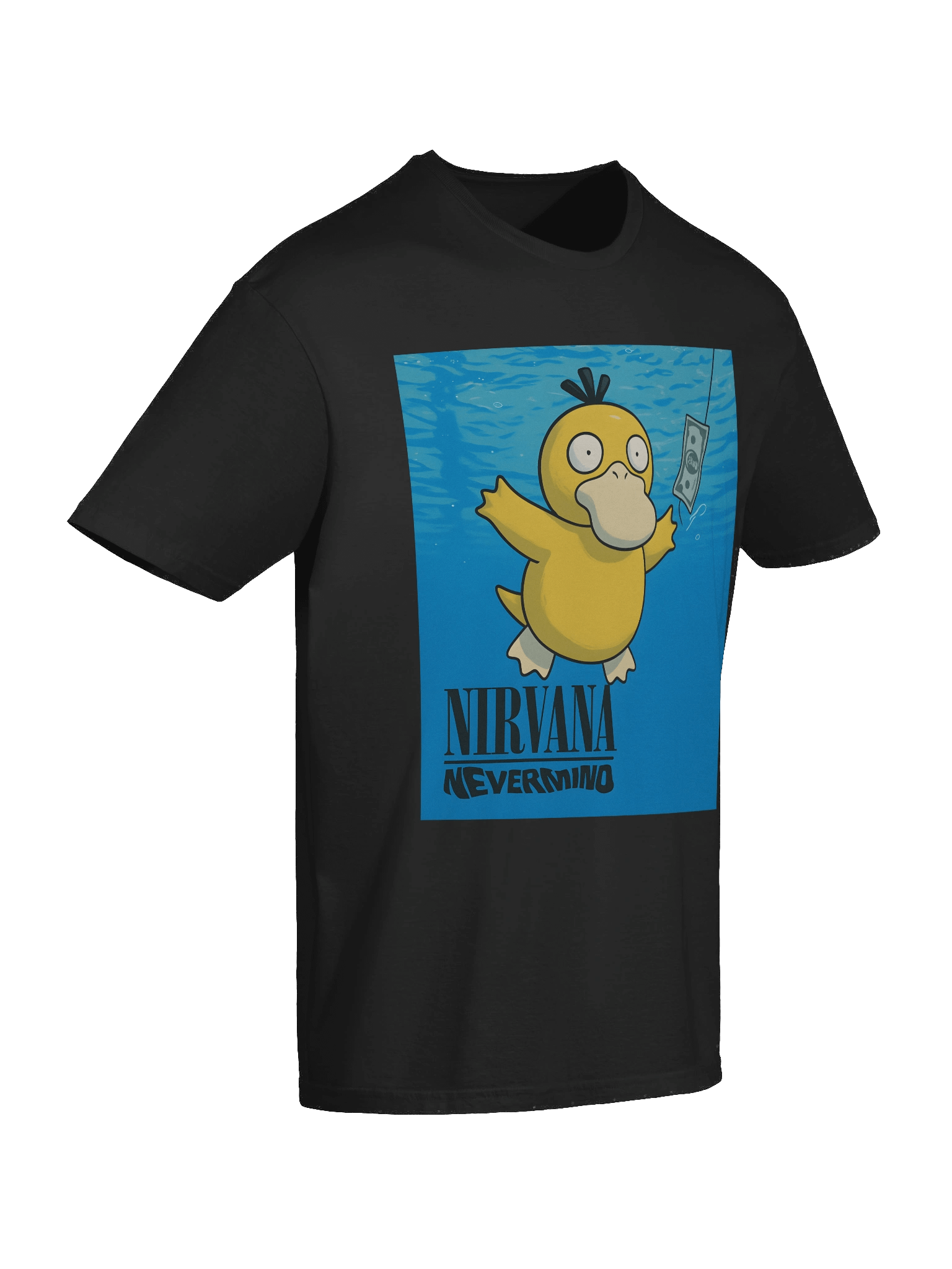 Psyduck × Nirvana Nevermind Parody T-Shirt – Pokémon Meme Tee product image (10)