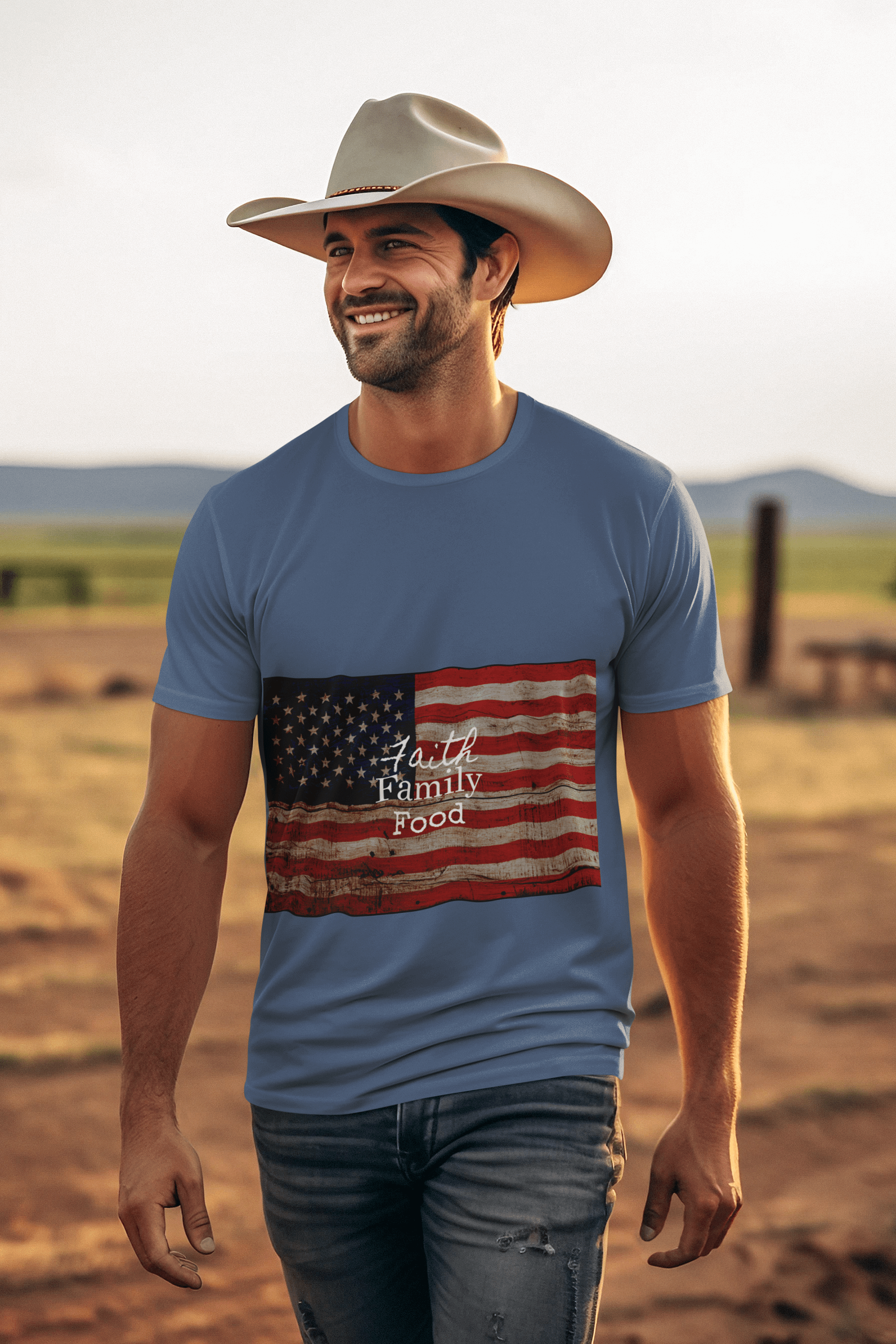 Faith, Family, Food Tee product image (5)