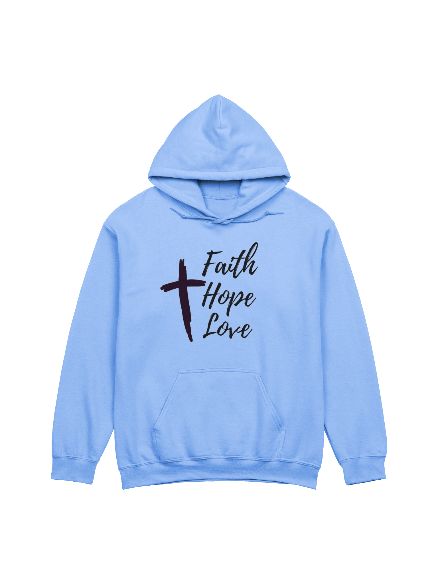 Faith Hope Love Cross Hoodie product image (6)
