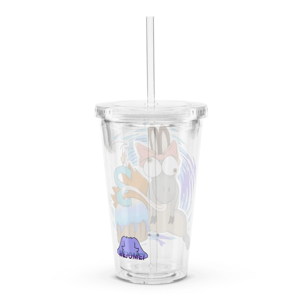 Pookie's 3rd Birthday Cup with Straw product image (2)