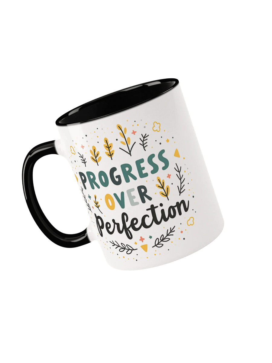 Progress Over Perfection Mug – Embrace Your Journey with Kindness and Courage product image (3)