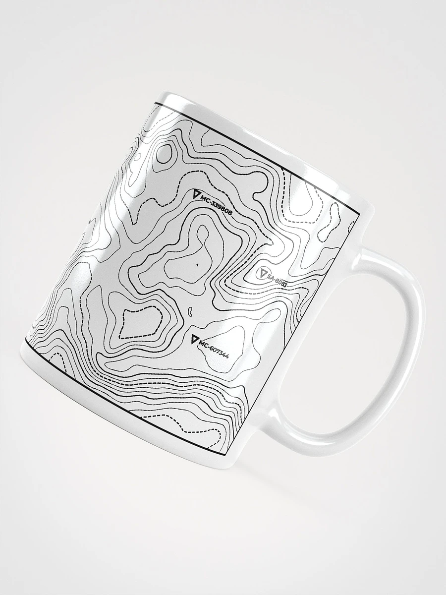 Topographic Mug - White product image (4)
