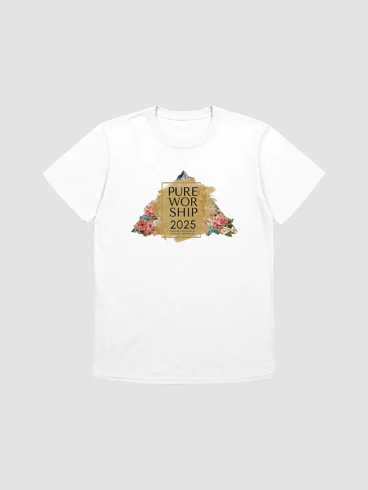 "Pure Worship" 2025 Convention Floral Mountain Unisex T-Shirt product image (1)