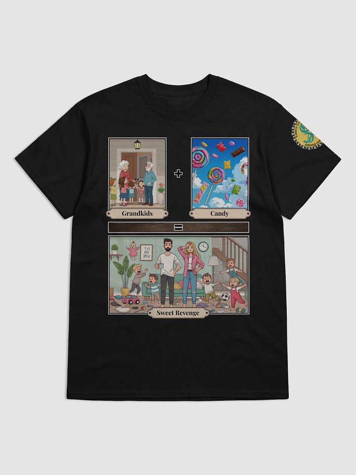 Grandkids + Candy = Sweet Revenge (Both) Gildan Heavyweight T-Shirt Colors (1) product image (1)
