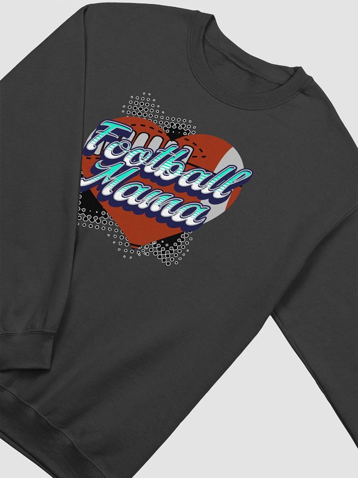 Mama Heart Football Crewneck Sweatshirt product image (2)