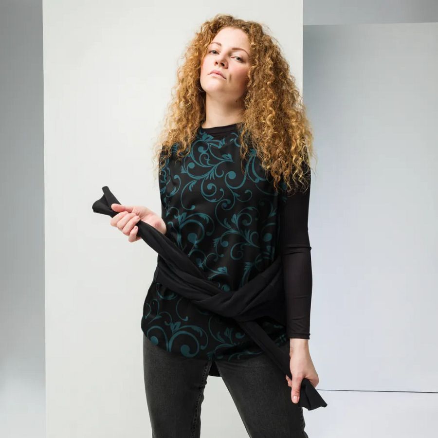 Dark Teal Basketball Jersey product image (6)