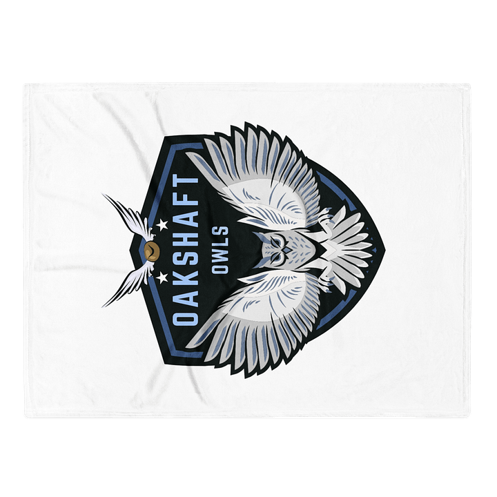 Oakshaft Owls Team Throw Blanket product image (2)