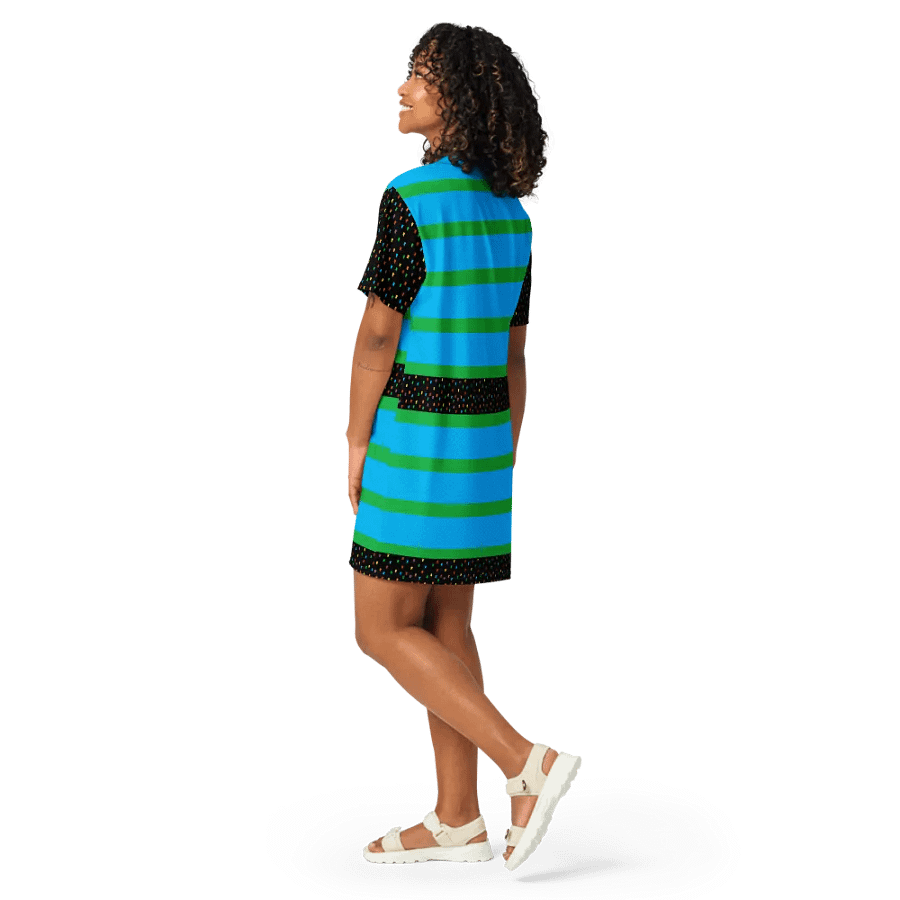 Tshirt Dress - Confetti and 8-Bit Bars product image (11)