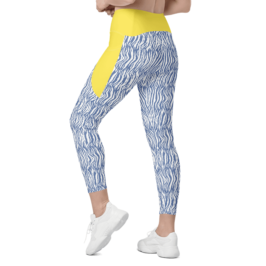 Blue Patterned Leggings product image (8)
