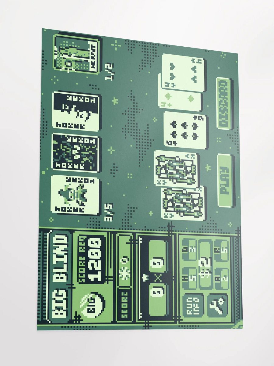 gameboy balatro print product image (3)