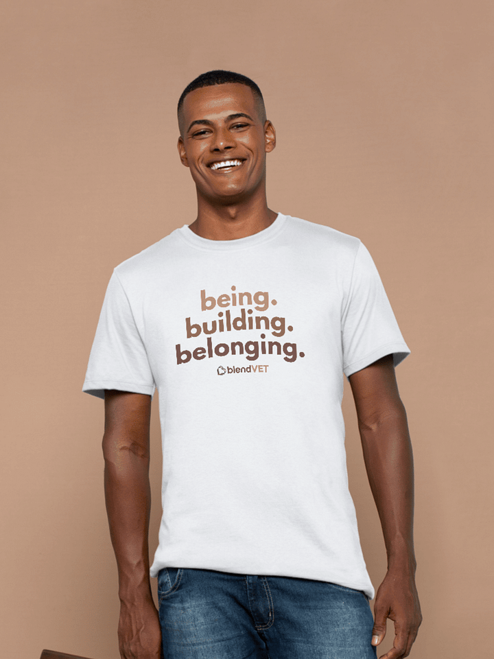 Being. Building. Belonging. Unisex Tee product image (1)