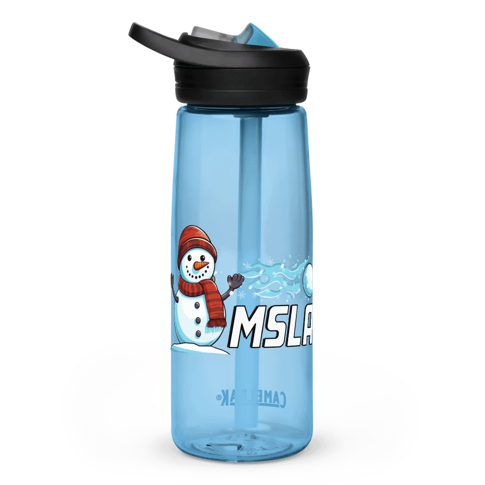 MSLA Holiday Snowman Water Bottle product image (1)