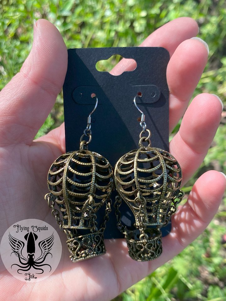 Earring- Hot Air Balloon !!HEAVY!! product image (1)