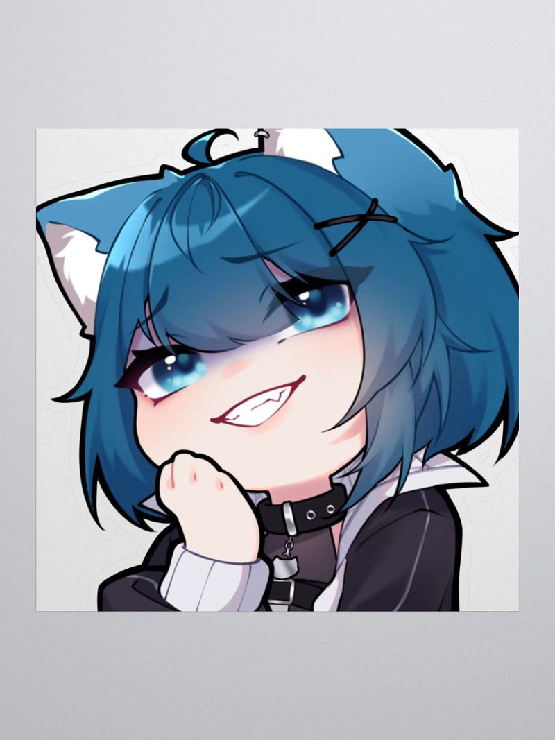 Tsunami Smirk Sticker