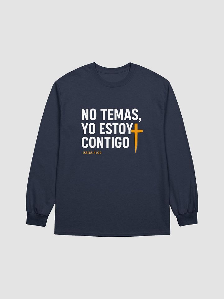 Camiseta Unisex Manga Larga | No temas yo estoy contigo product image (17)