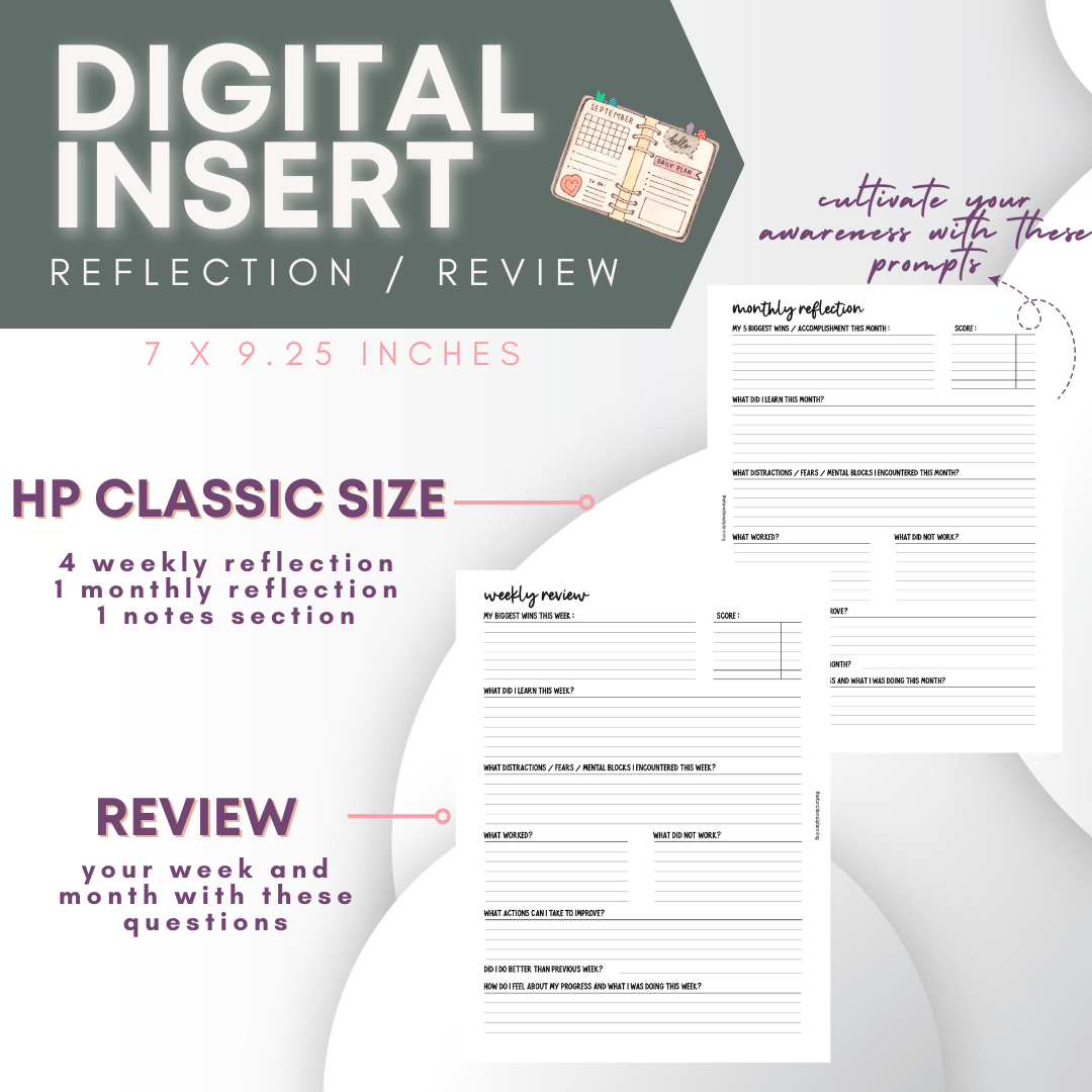 Weekly & Monthly Reflection - HP Classic product image (1)