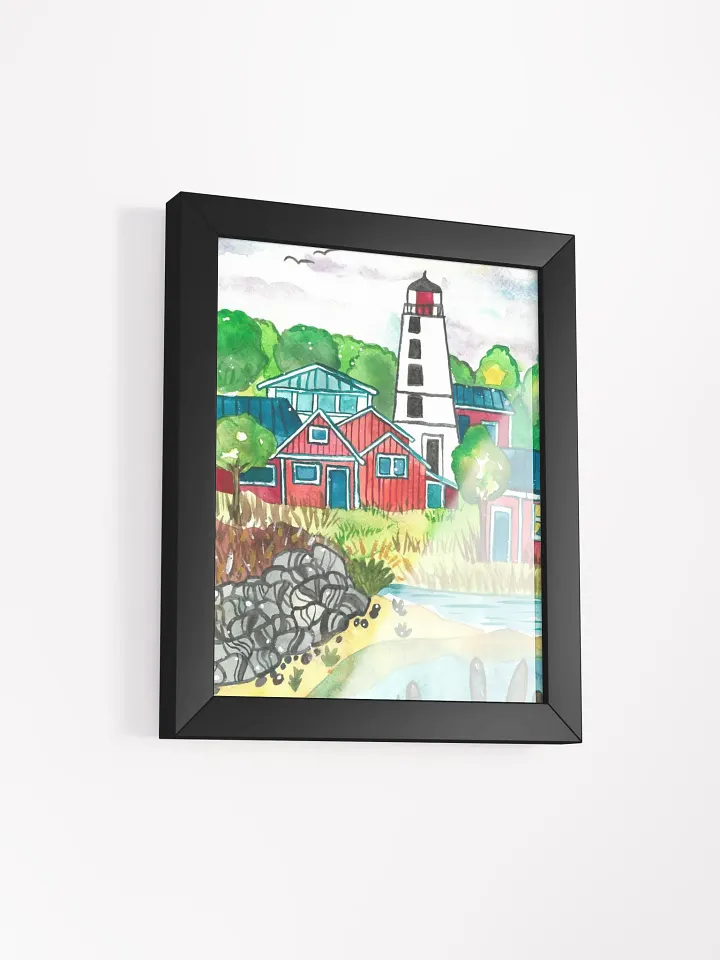 Fishing Village Framed Print product image (2)