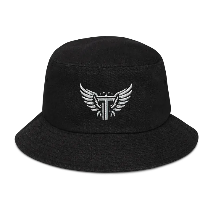 Winged Monogram Denim Bucket Hat product image (1)