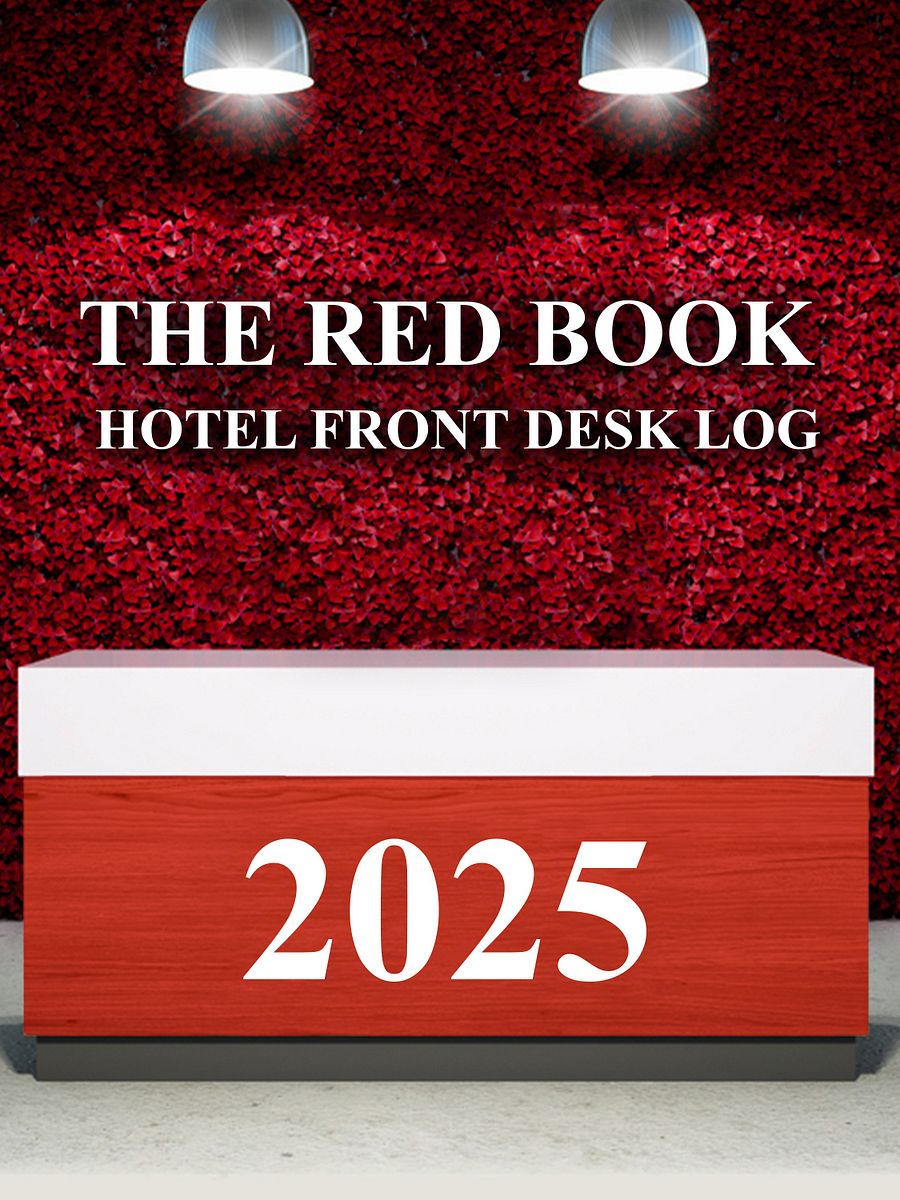The Hotel Red Book Front Desk Log 2025 product image (2)