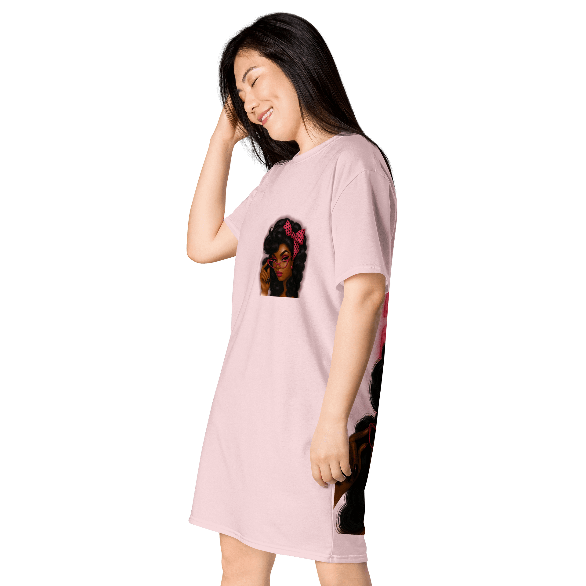 Glamour Galore Cat-Eye T-Shirt Dress product image (3)
