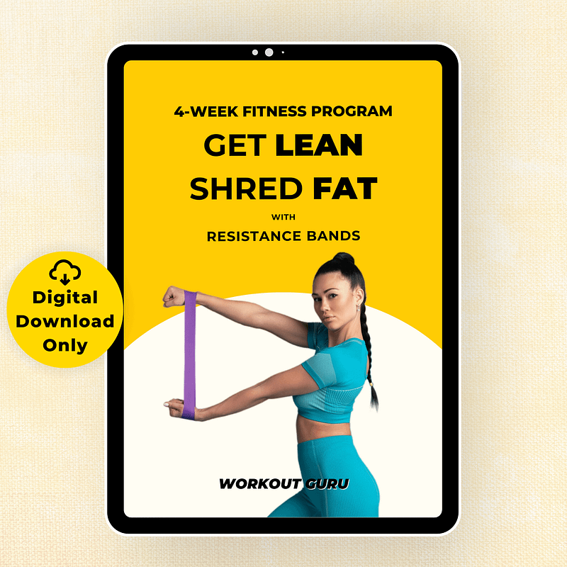 4-Week Resistance Bands Weight Loss Workout Program