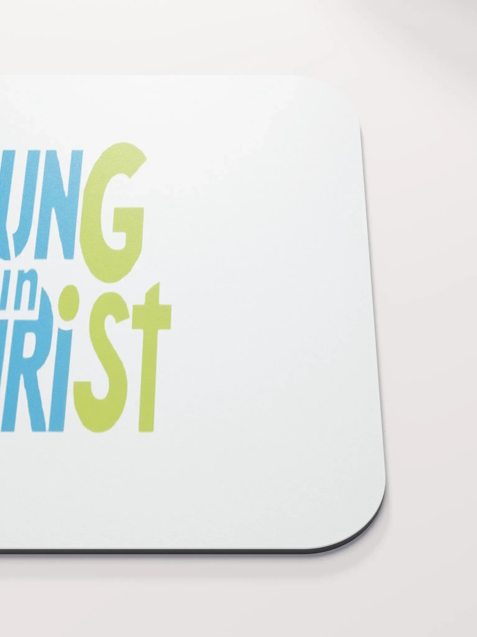 Colorful 'Young in Christ' Mouse Pad product image (5)