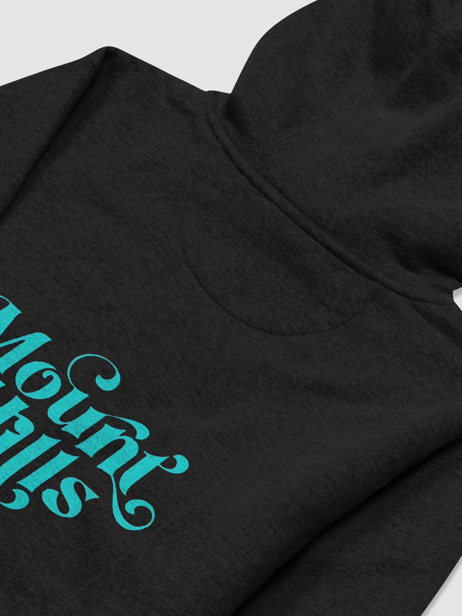 Cyan Flourish Unisex Hoodie product image (28)