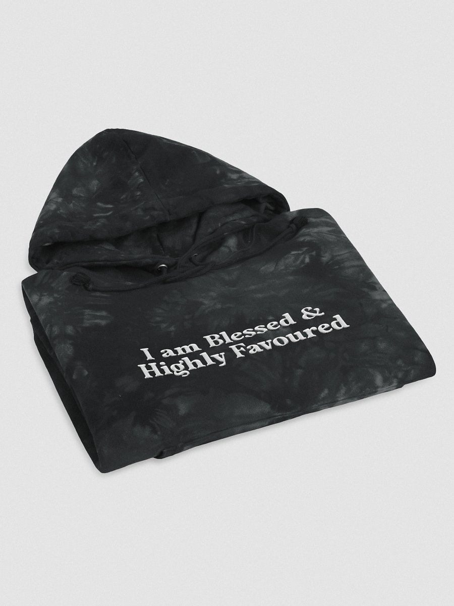 I Am Blessed & Highly Favoured Tie-Dye Hoodie product image (3)