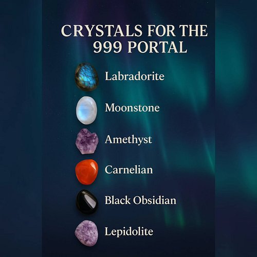 🌟 CRYSTALS FOR THE 999 PORTAL 🌟

Today’s energy is all about closure, karmic release, and stepping into alignment.

Let these...
