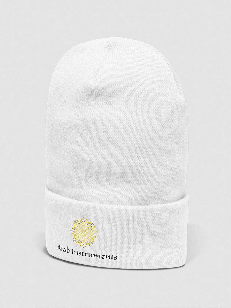 Arab Instruments Yupoong Cuffed Beanie White product image (2)