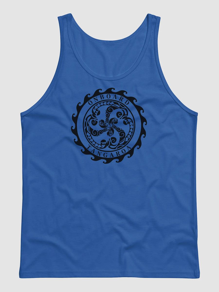 "Onboard Tangaroa" Jersey Tank – Clean, Cool, Everyday Comfort (Dark Colours) product image (1)