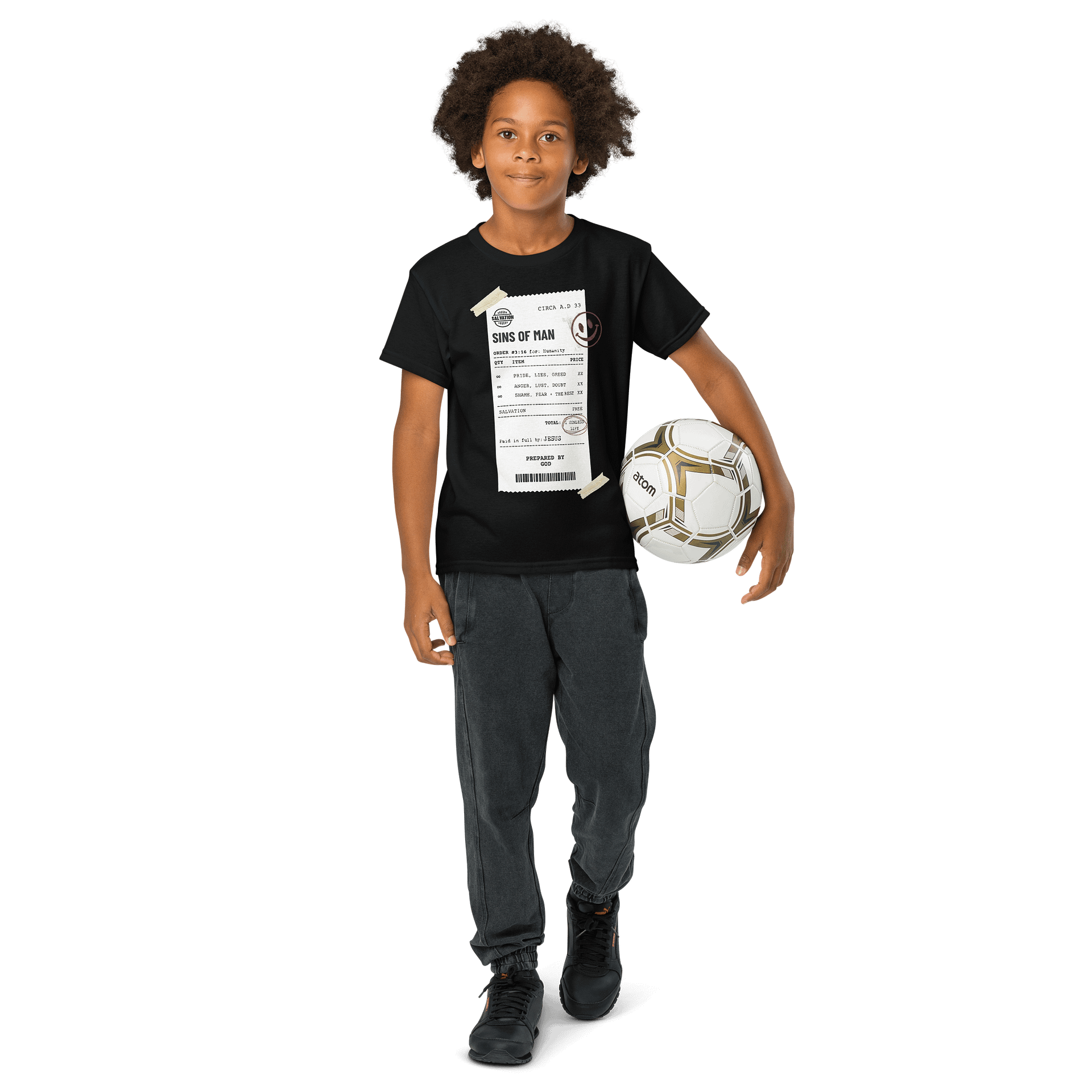 YHWH Kids Tee - "Paid in Full" product image (5)