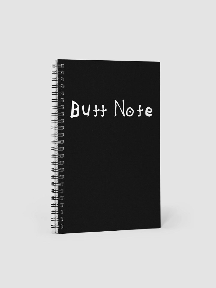 Butt Note Spiral Notebook product image (1)