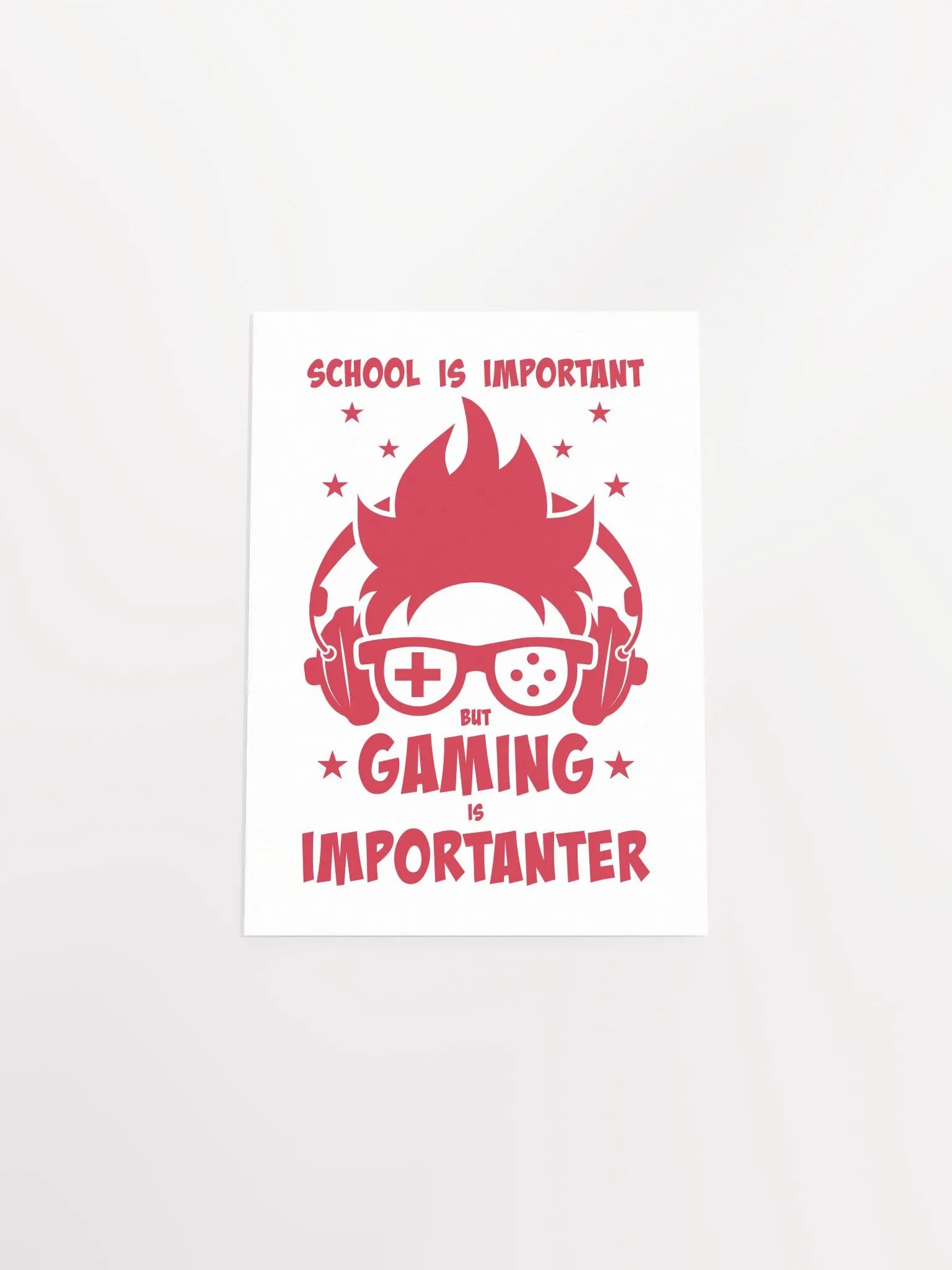 School is Important But Gaming is Importanter Poster product image (32)