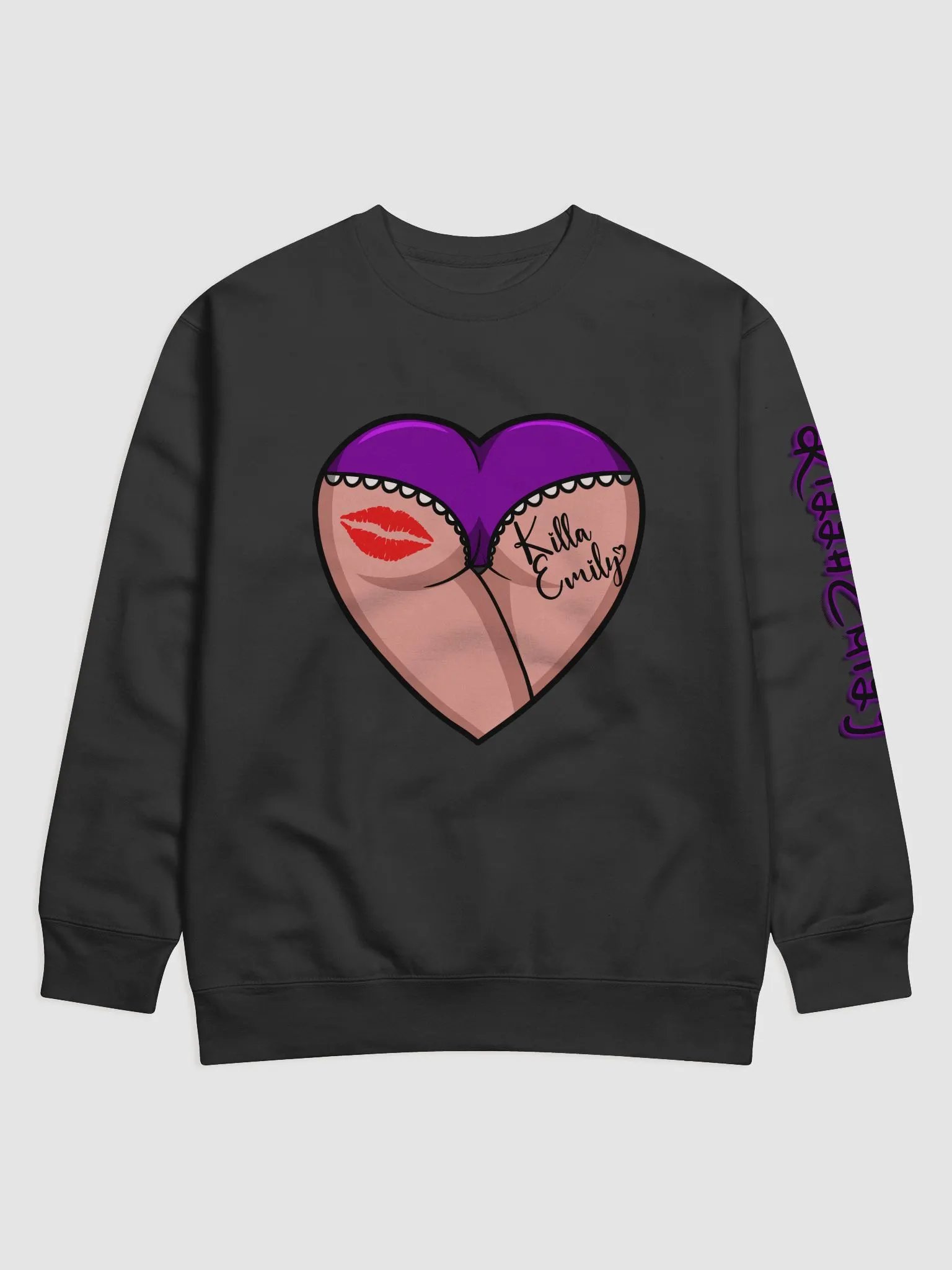 PURPLE HEART BUTT SWEATSHIRT product image (1)