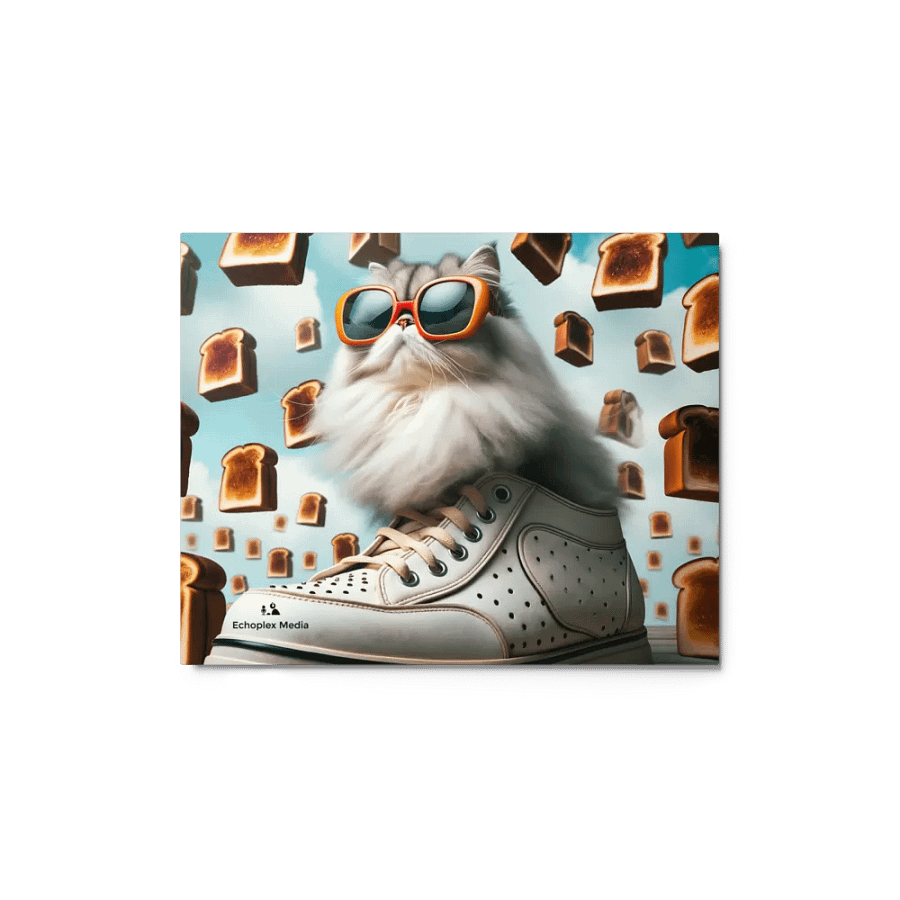 Toast Cat #1 Metal Poster product image (1)
